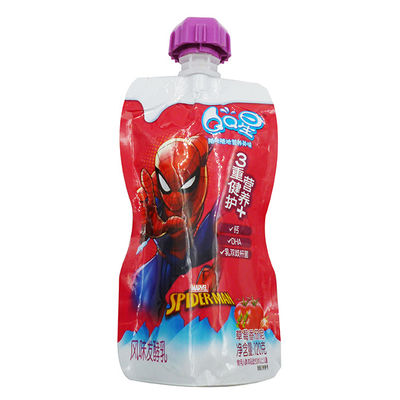 Kingred Custom Logo Metallizado Stand Up Spout Pouch para embalagens de alimentos e bebidas