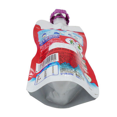 Kingred Custom Logo Metallizado Stand Up Spout Pouch para embalagens de alimentos e bebidas