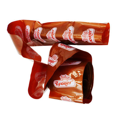 A têmpera macia personalizou embalagens de salsicha plásticas impressas da barreira alta