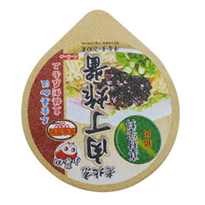 Kingred Laminated Alloy 8011 Spicy Sauce Die Cut Lids 10 Film de Impressão a Cores