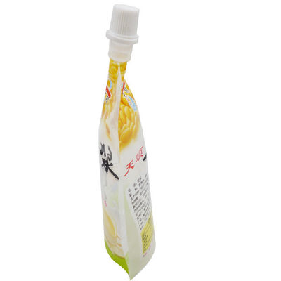o leite de soja 250ml Doypack está acima o malote com OEM do bocal imprimiu