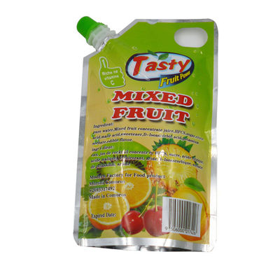Kingred Grau de alimentos customizado LOGO Impressão Stand Up Spout pouch sacos para sucos