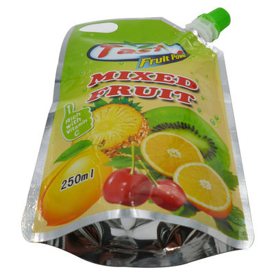 Kingred Grau de alimentos customizado LOGO Impressão Stand Up Spout pouch sacos para sucos