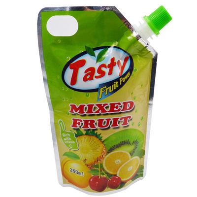 Kingred Grau de alimentos customizado LOGO Impressão Stand Up Spout pouch sacos para sucos