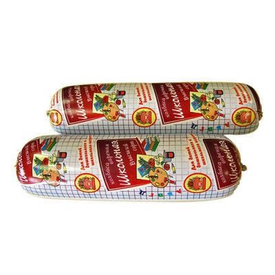 Diâmetro grande do tamanho grande de Logo Printed Disposable Sausages Casings