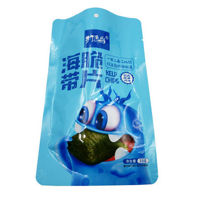 Os materiais de embalagem Doypack do alimento de Fried Crispy 200g levantam-se o malote
