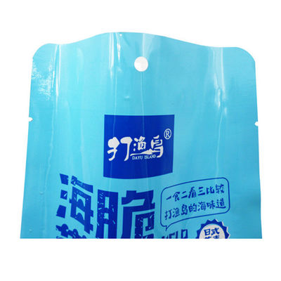 Kingred 500g Stand Up Pouch Food Packaging Materials com Zipper e Hang Hole