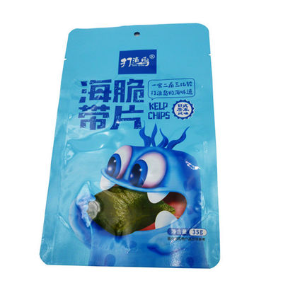 Kingred 500g Stand Up Pouch Food Packaging Materials com Zipper e Hang Hole