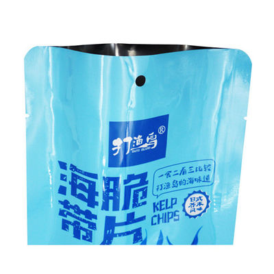 Kingred 500g Stand Up Pouch Food Packaging Materials com Zipper e Hang Hole