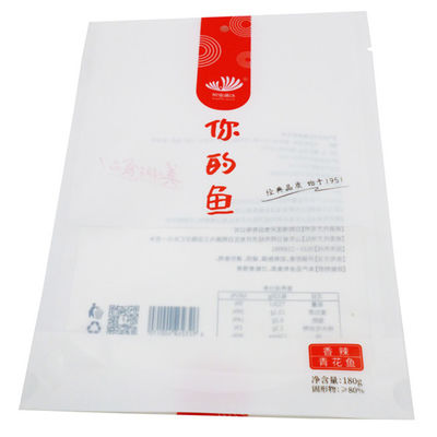 Kingred Biodegradável Stand Up Bolsa Janela Transparente Chá Café Snack Embalagem Saco