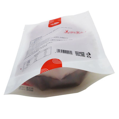 Kingred Biodegradável Stand Up Bolsa Janela Transparente Chá Café Snack Embalagem Saco