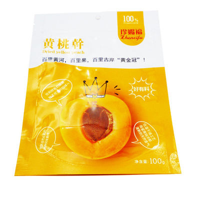 Logotipo feito sob encomenda do saco plástico do malote do vácuo dos frutos secos duráveis ​​100g de Kingred