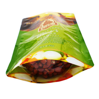 Saco de Comida Reutilizável à Prova de Umidade com Cor Personalizada para Amendoins Torrados Premium Stand Up Pouch