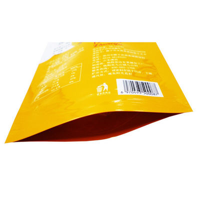 Os materiais de embalagem laminados do alimento limpam para encolher os malotes de alumínio do fechamento do fecho de correr