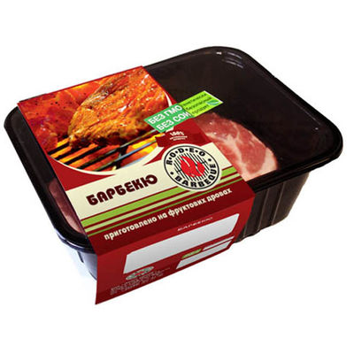 Filme de envolvimento de alimento da transparência da barreira alta bom para carnes frescas