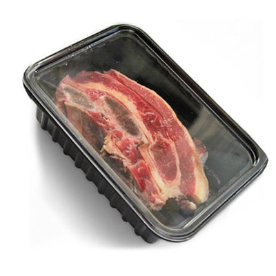 Bandejas descartáveis do alimento do ANIMAL DE ESTIMAÇÃO CPET com armazenamento da refrigeração do comprimento das tampas 200mm