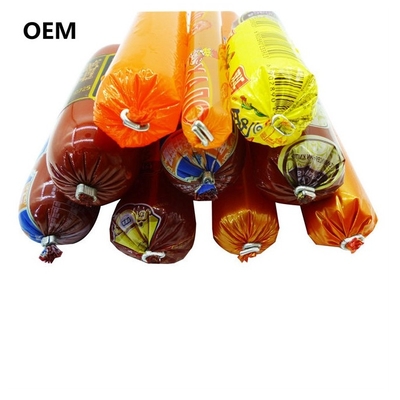 Polyamide Sausage Casings Tipo Stiky Logotipo personalizado Flexografia Impressão Sausage Casings