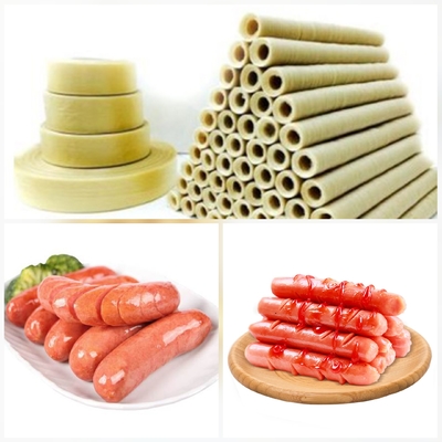 20 mm de cor natural, carcaças comestíveis de qualidade alimentar para salsichas