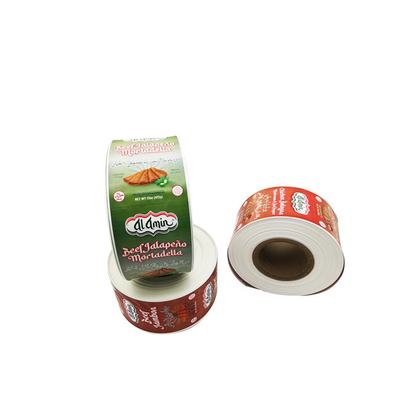Embalagens de carne de almoço sem cheiro embalagens de salsichas em embalagens personalizadas LOGO