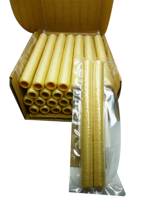 Cascas de salsichas de colágeno de cor natural de grande calibre para salsichas fritas