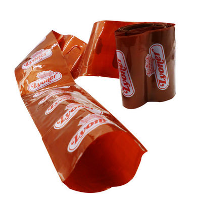 Logotipo de tamanho grande Impresso de temperamento macio Cascas de salsicha descartáveis para marca personalizada